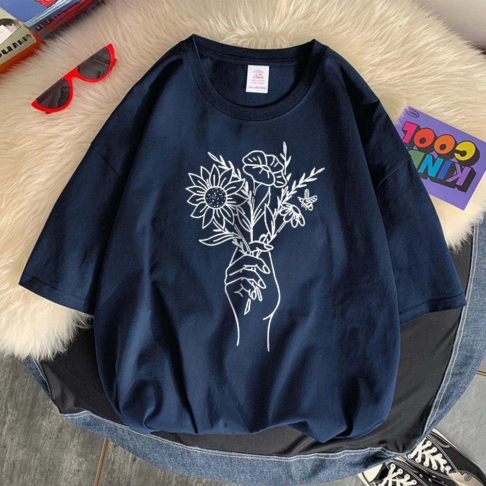 Men's Fashion T-Shirt — 100% Pure Cotton, Printed Design, Loose Fit, Comfortable, Trendy, High-Quality Tee