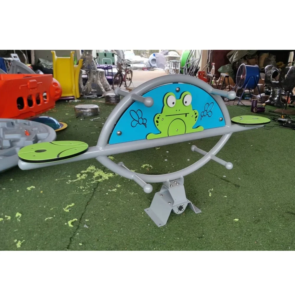 Seesaw Balance Board, Small Stool, Playground Toys for Kids, Outdoor Fun, Durable Wooden Construction