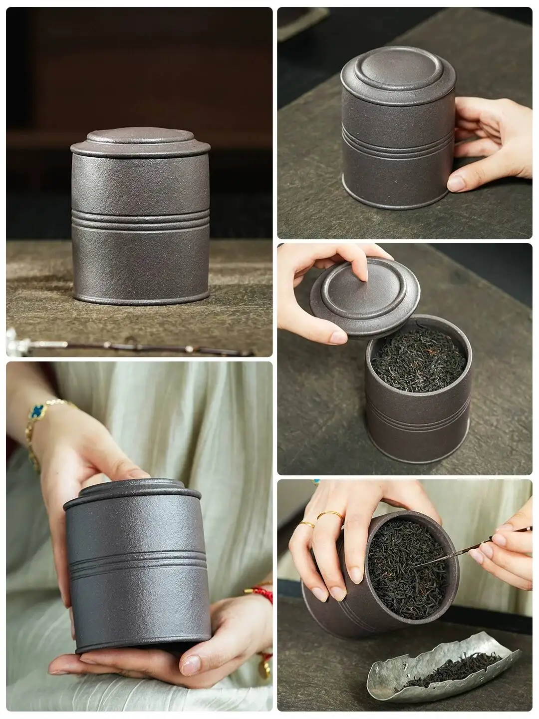 Yihu Chun Premium Yixing Zisha Small Handmade Brewing Canister Aged Tianqing Clay Jinglian Tea Storage 150G