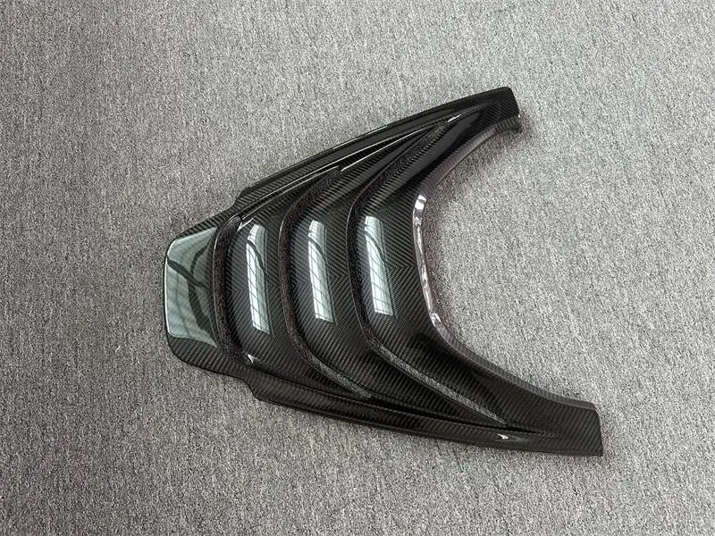 لـ McLaren 720s الأمتعة الخلفية القابلة للتحويل لوحة غطاء المحرك الجديدة من ألياف الكربون الجافة #3