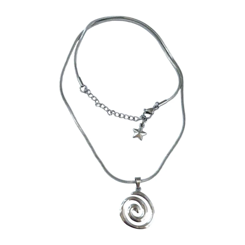 And Artistic Spirally Star Pendant Necklace Neck Jewelry For Any Occasion