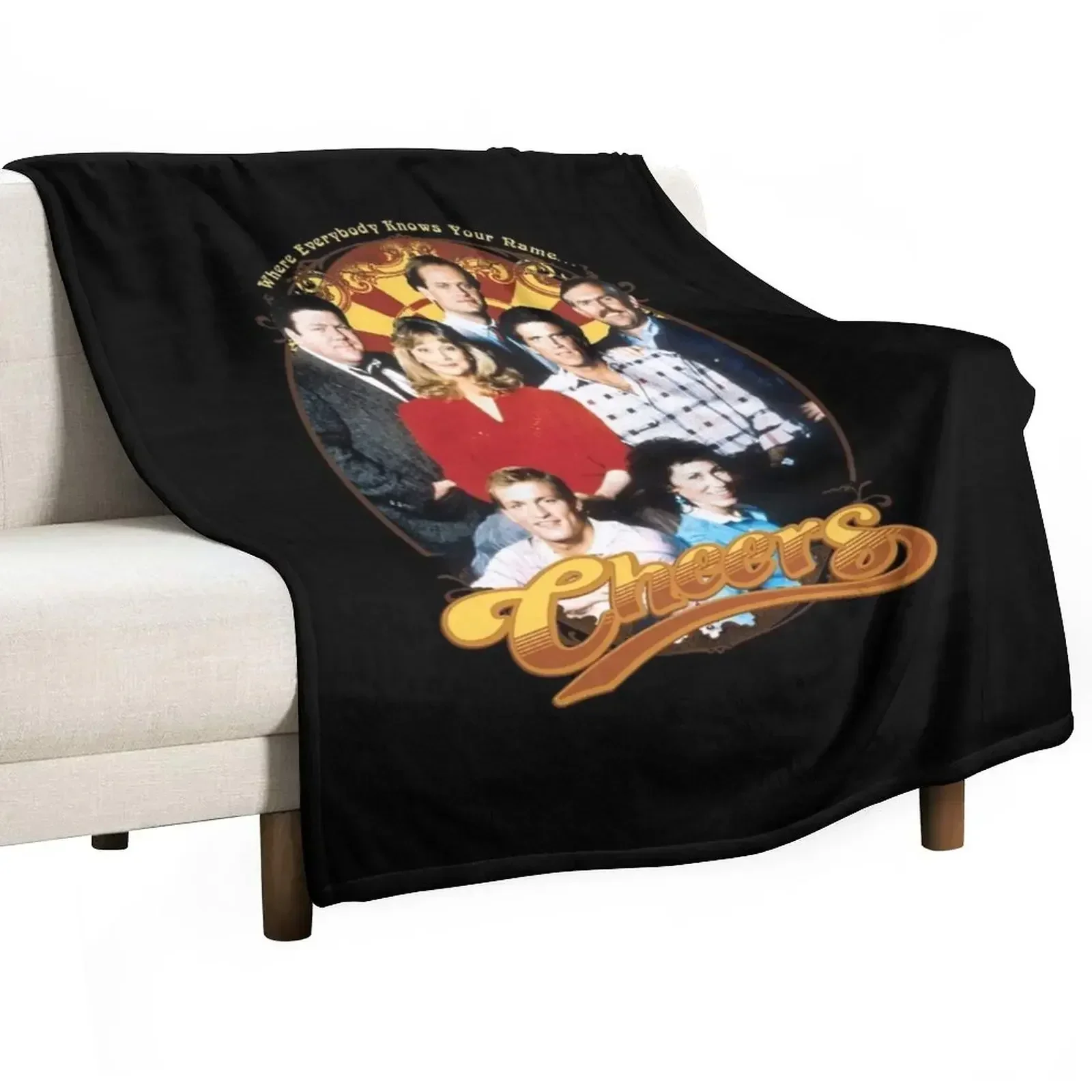 

Cast Cheers cats Throw Blanket Nap Large Blankets