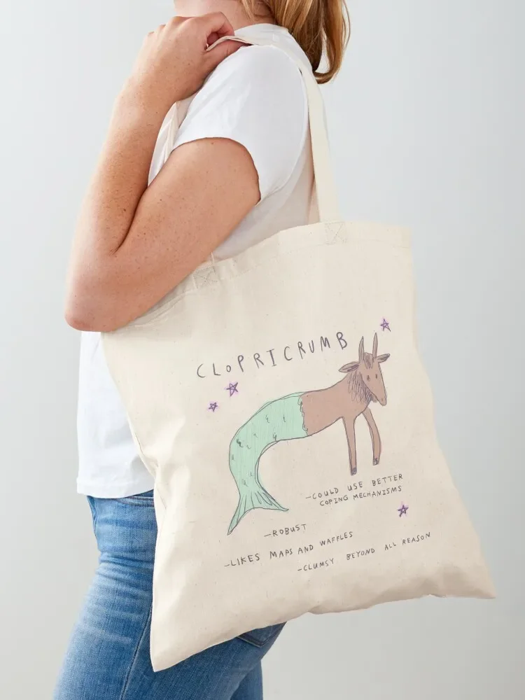 

Clopricrumb the Clumsy yet Robust Goat-Fish - HorrorScoops Asstrology Tote Bag shopper bags eco pack