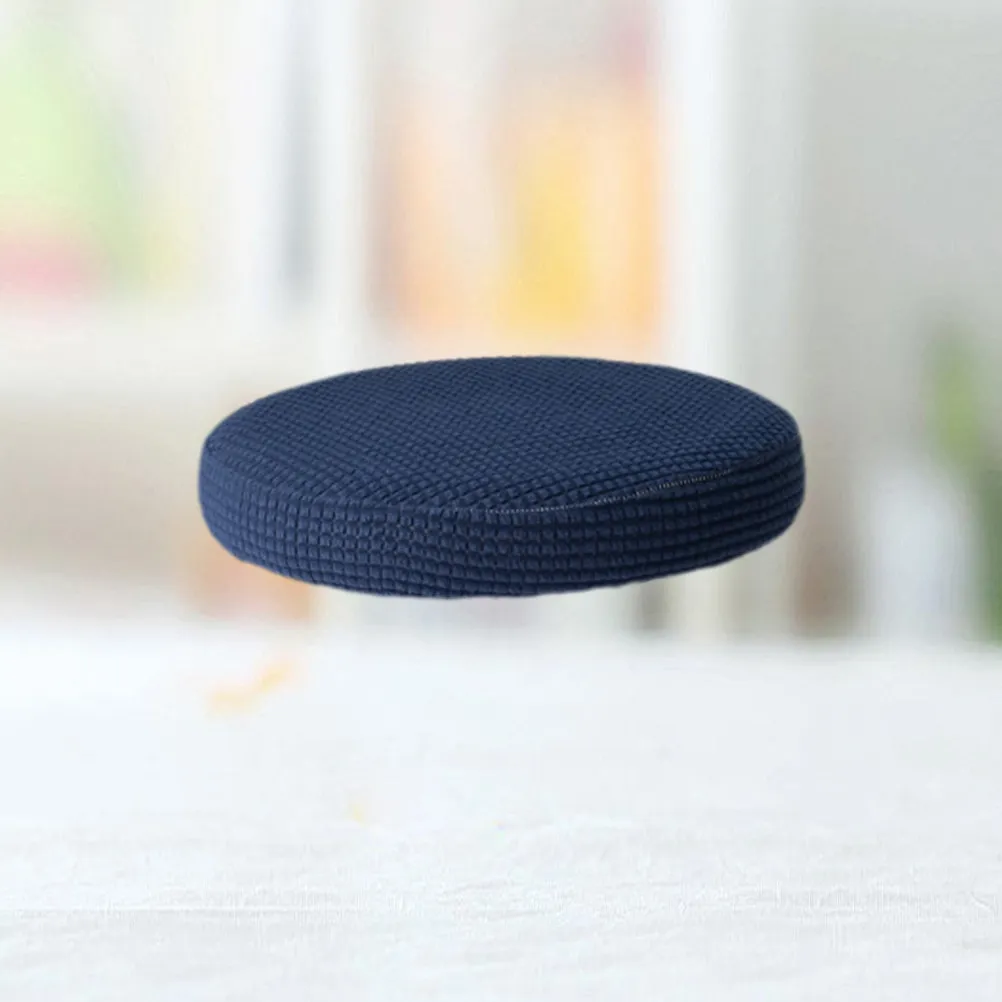 Round Bar Stool Chair Cover Elastic Stretchy Protective Case Removable Cover for Hotel Party Office Banquet