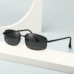 Hot Selling Polarizing Sunglasses UV-resistant Square Frame Sunglasses Men Driving Fishing Look Bleaching Sunshade Glasses T147