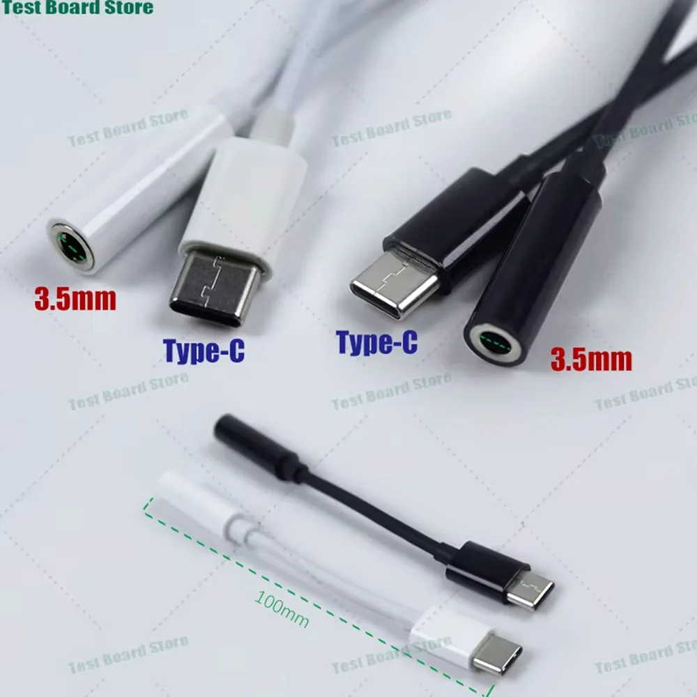 

1Pcs USB Type-C to 3.5mm Headphone Adapter Universal Digital Chip USB C to AUX Cable for IPhone 15 16 Samsung Galaxy S22 S21 S20