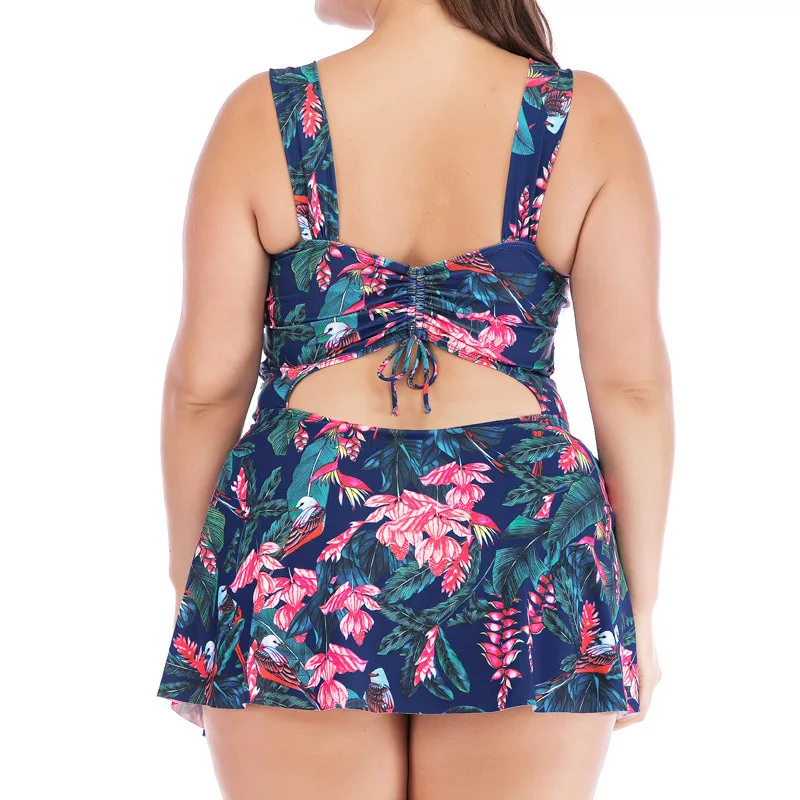 Women\'s Swimsuits with Boyshort Tankini Sets Swimwear Padded 2 Piece Plus Size Costume Swimming Bathing Suits Padded Beachwear