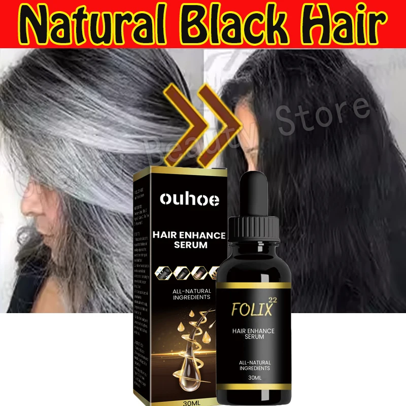 

Сыворотка для лечения седых и белых волос, покрывающая белые волосы к черному, натуральный спрей для восстановления цвета, против выпадения волос, восстановление здорового ухода за волосами