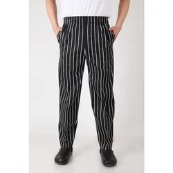 Autumn And Winter Food Service Free Shipping Autumn Cook Pants Work Pants Checked Striped Chef Pants Unisex Chef Trousers