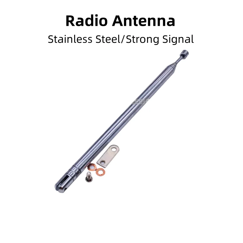 Telescopic Radio Antenna, 4/5/6/7 Sections, Stainless Steel, Signal - Enhancing, For Remote Controller