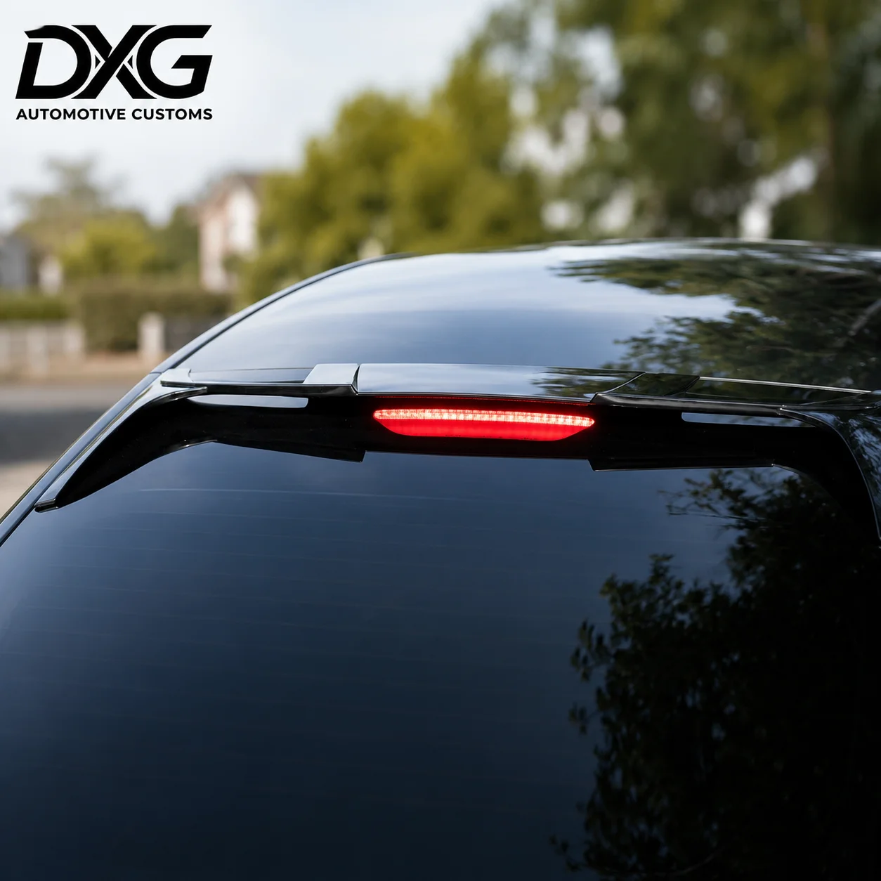High Quality ABS Roof Blade Spoiler Pattern for Tesla Model Y Juniper 2025+ Rear Window Wing Lip Retrofit - Durable view 2