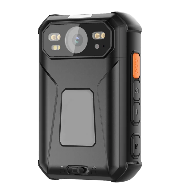 

Portable Video En-forcement Recorder 4G Body Worn Camera WiFi 2K Live Streaming SOS Alarm IP66 Waterproof GPS RTSP NFC