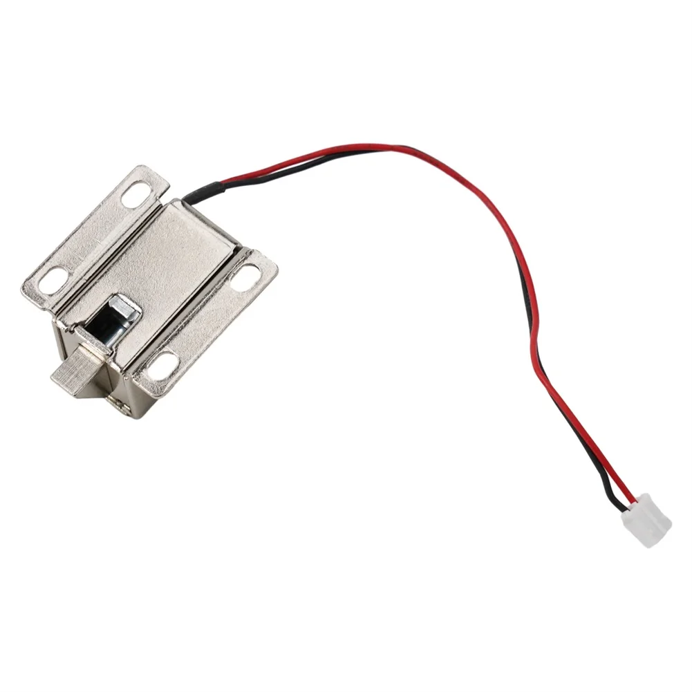 Easily Installable Electric Solenoid Lock Assembly for Various Orientations in Your Cabinets Using Only Low Power