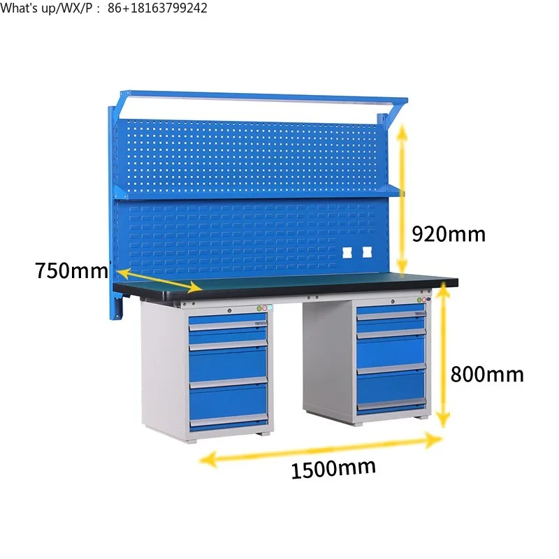 

OEM/OBM Customizable Heavy-Duty Anti-Static Modular Factory Repair Test Bench Steel Iron Tool Cabinet Workshop Operating Table