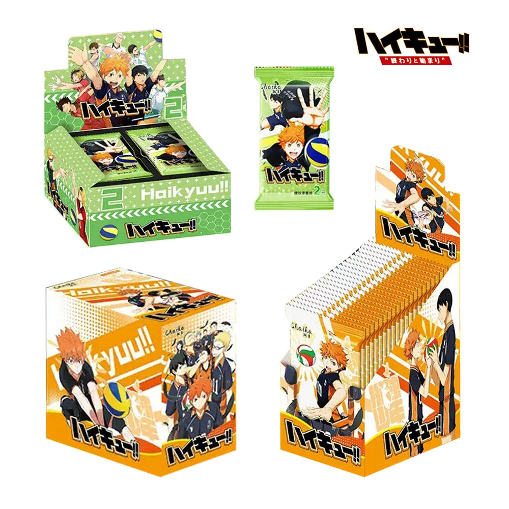 

New Haikyuu Cards Hinata Shoyo Kageyama Tobio Tsukishima Hotaru Anime Character Collection Cards Toys Gifts
