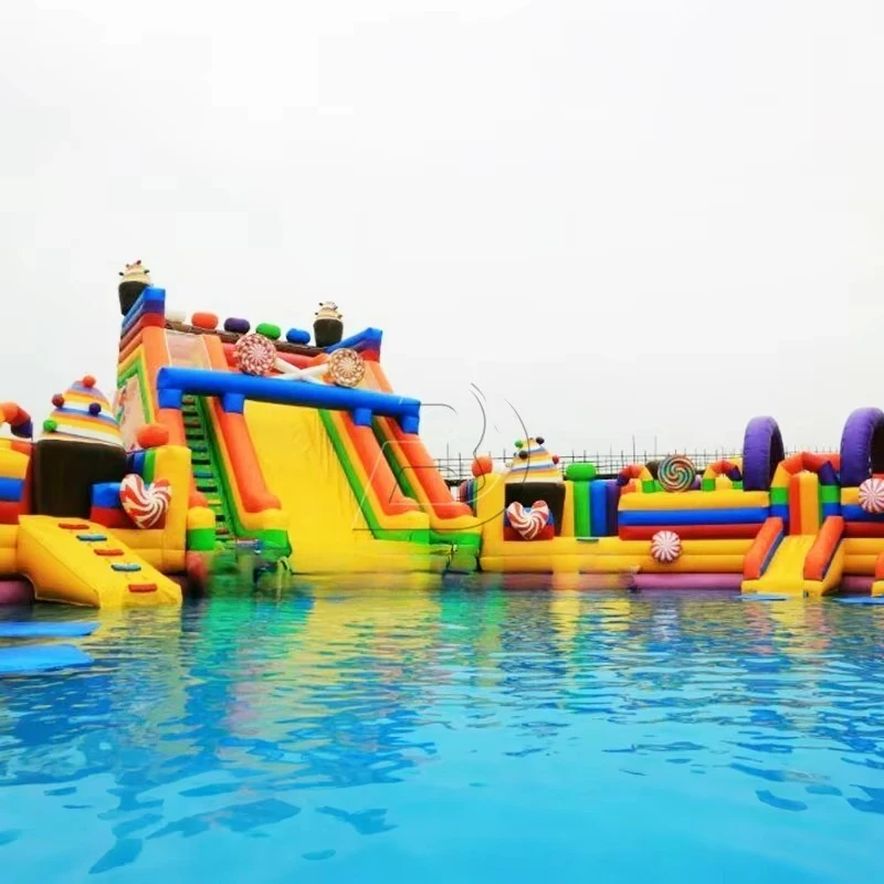 Large Inflatable Water Slide Water Play Equipment Park Inflatable Giant Water Park