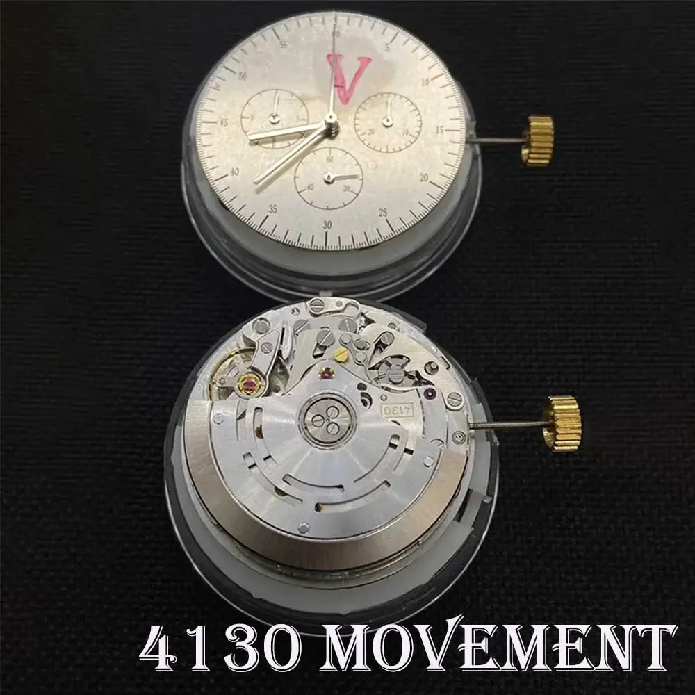 4130 Movement High-End Men's Automatic Watch Movement 3.6.9 Asia Replacement Parts Maintenance Movement Cle