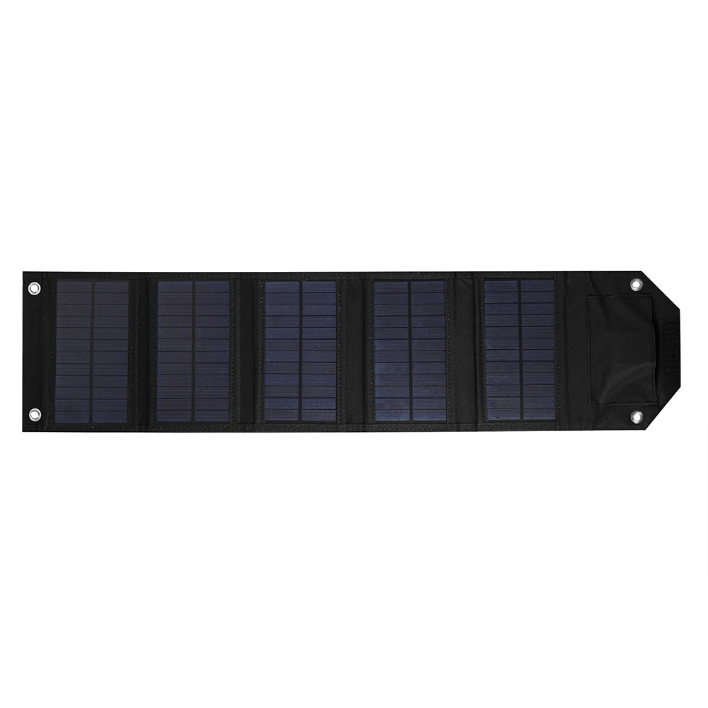 100W Foldable Solar Panel Portable Solar Charger USB 5V Waterproof Solar Cell Outdoor Mobile Power for Camping Hiking with Cable