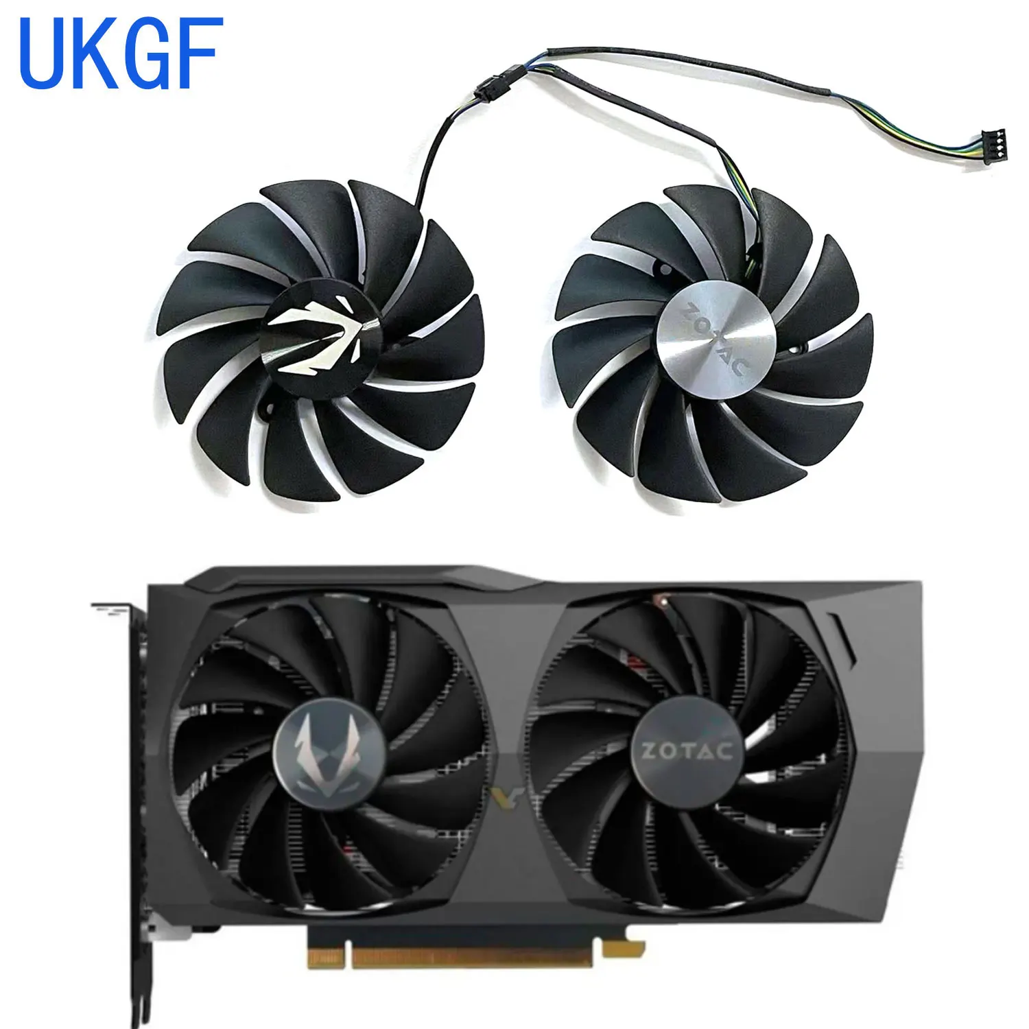 

87MM GA92S2U CF9015H12S GeForce RTX3050 Twin Edge GPU FAN For ZOTAC RTX 3060 Ti 3050 OC RTX 3060Ti 8GD6 HA Cooling Fan