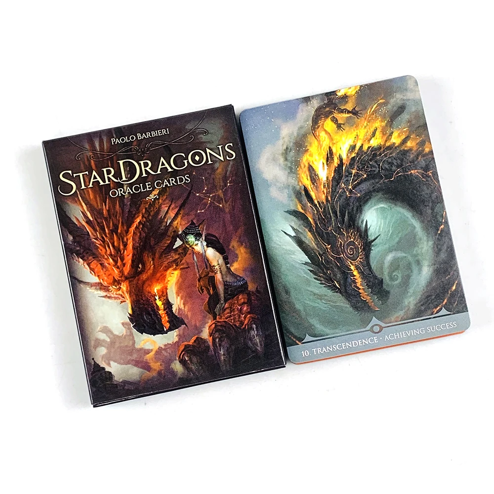 Star Dragan Oracle Cards A 33 Card Game Mystical Divination For Family and Friends Party Game,Spiritual Guidance & Collectors