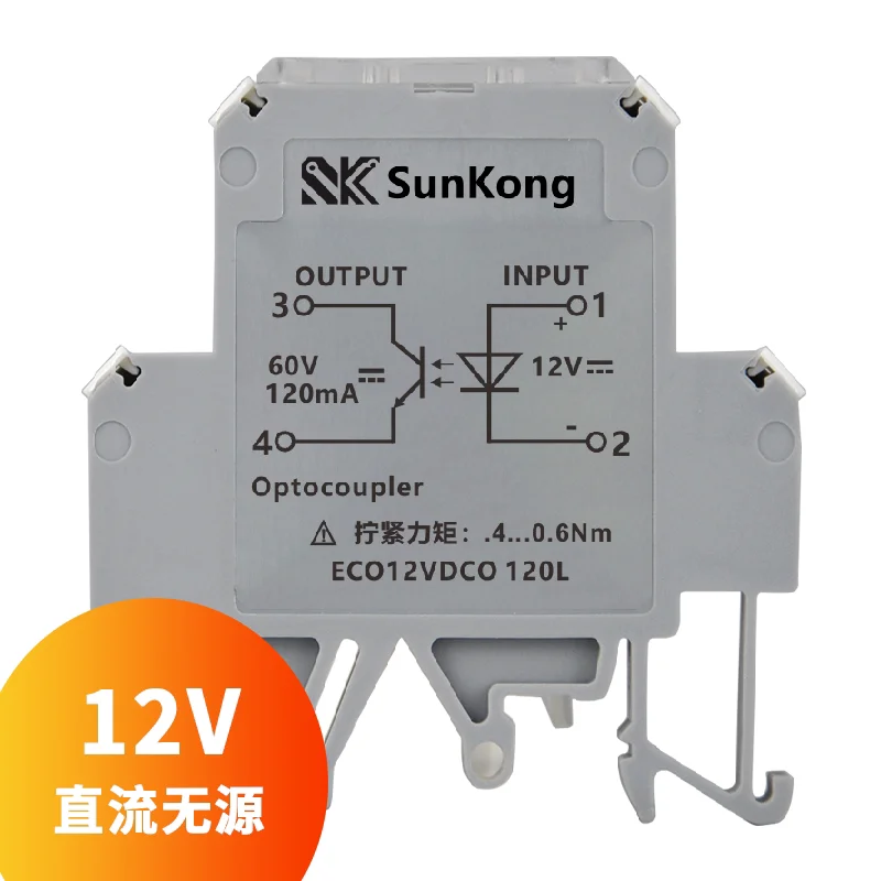 24V DC Optocoupler Isolation Module 5V, 12V, 220V AC/DC Passive Pulse Signal Isolation for High and Low Level Conversion
