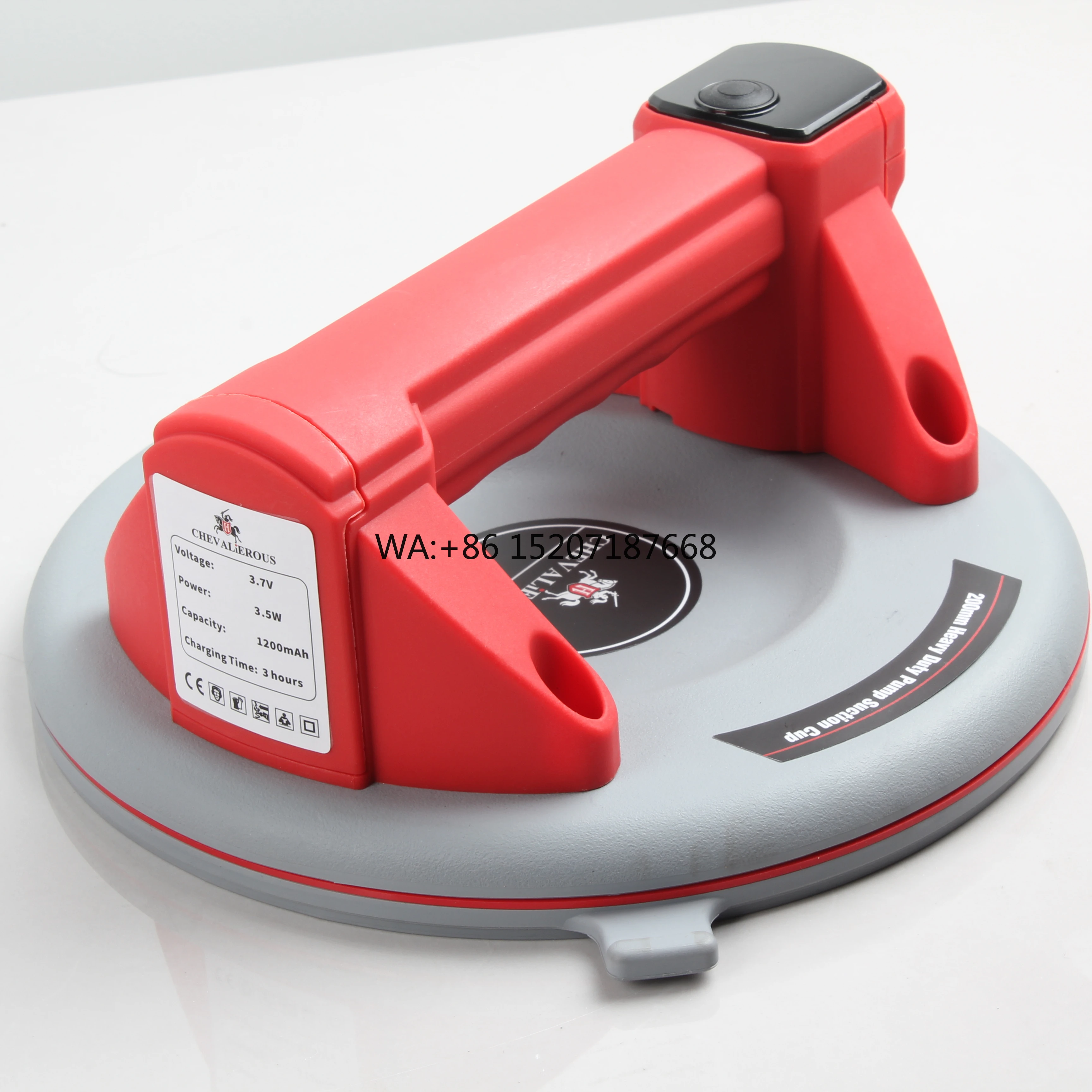 

Auto-Clean Battery Powered Suction Cup for Wood Drywall Marble Tile Glass Battery-Powered