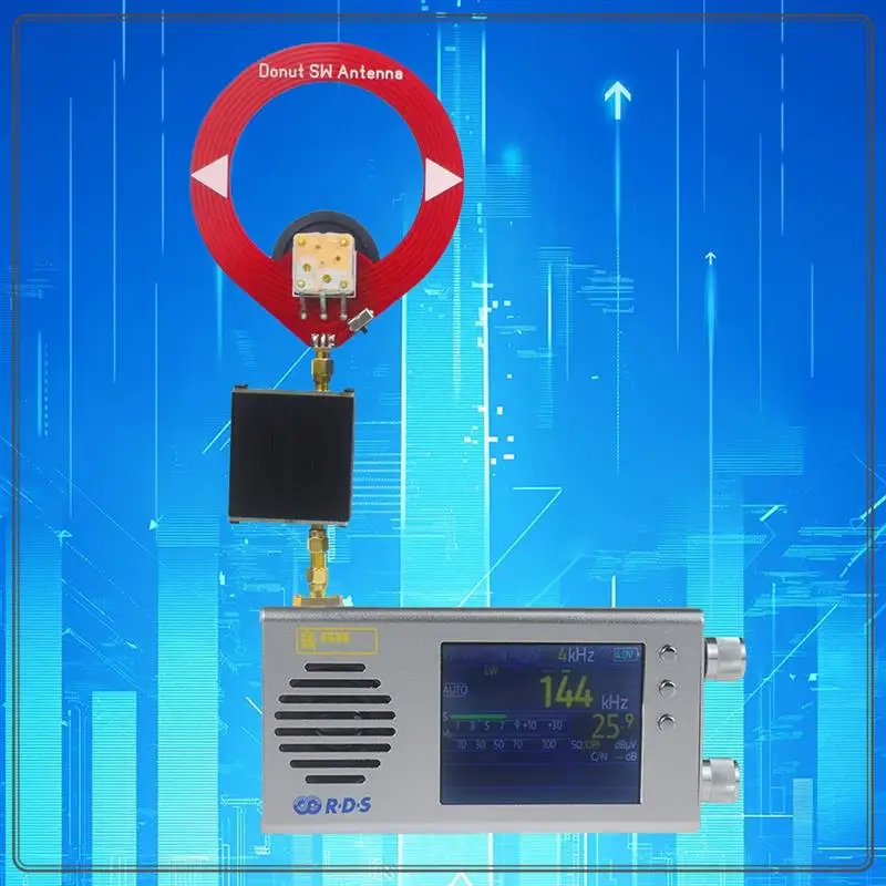 Надежный радиоприемник TEF6686, вседиапазонный FM/MW/коротковолновый/LW радиоприемник, портативное портативное радио с усилителем в форме пончика, TEF668