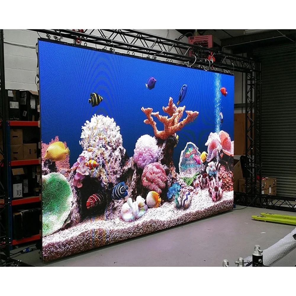 Matrix 64x64 RGB Indoor Display Led P3 Sign Full Color Programmable Panel Module SMD2121 192x192mm Hub75