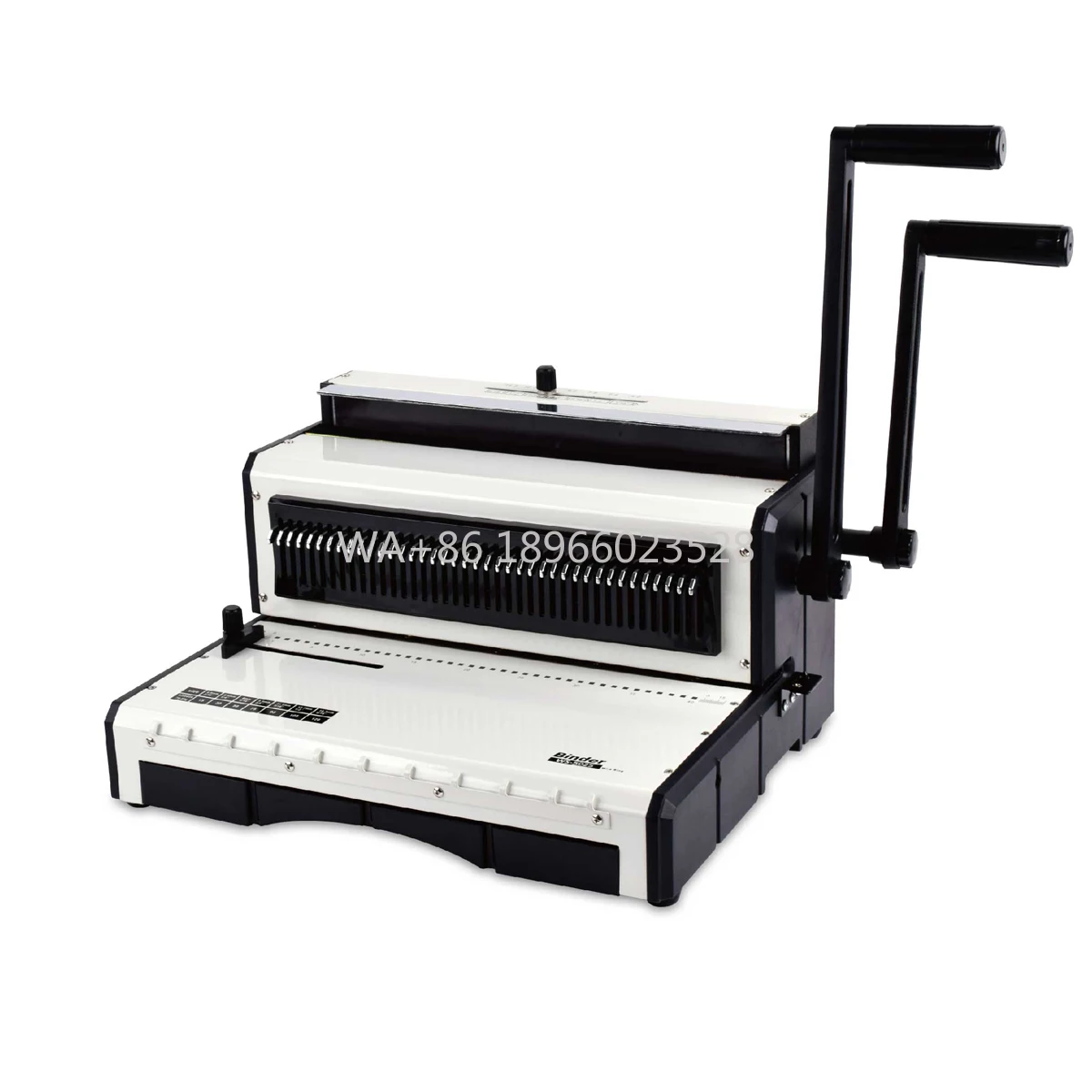 

QK-930 Multi-functiol Wire 3:1 Punch & Bind Plastic Spiral Single or Double Wire Coil Comb Binding Machine for Netbook