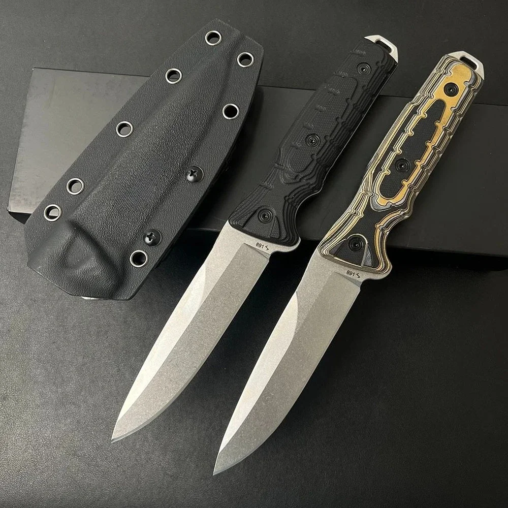 

New BK-891 Ground Straight Knife DC53 Steel Blade Outdoor Camping Survival Knife