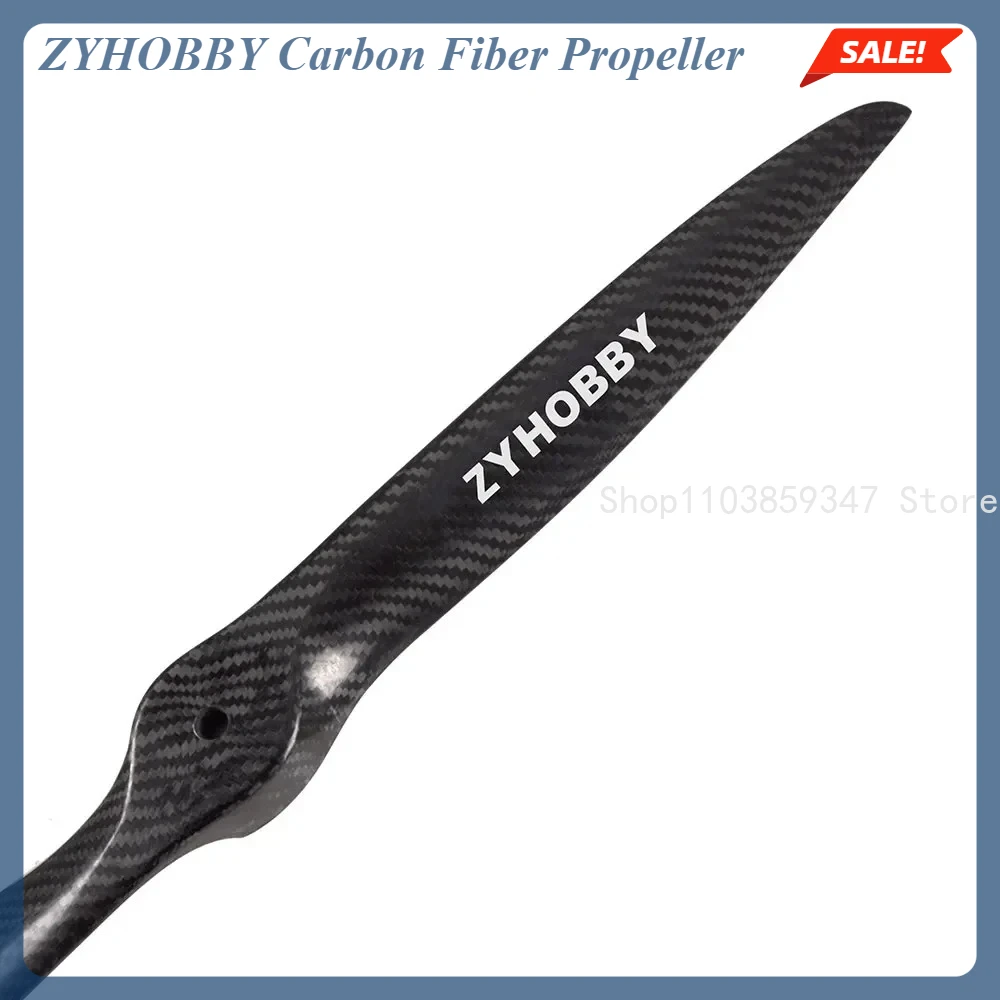 AP1Super Strong Carbon Fiber ZYHOBBY ACRO Propeller For RC Fixed Wing Plane 19*8/19*10/20*8/22*10/23*8/23*10 Various Specificati