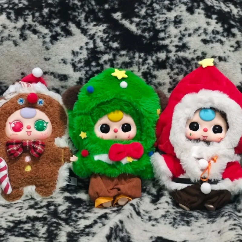 

Оригинальный Babythree Christmas 400% Baby Три года Рождественская серия слепая коробка виниловая плюшевая милая кукла орнамент загадочная коробка подарок