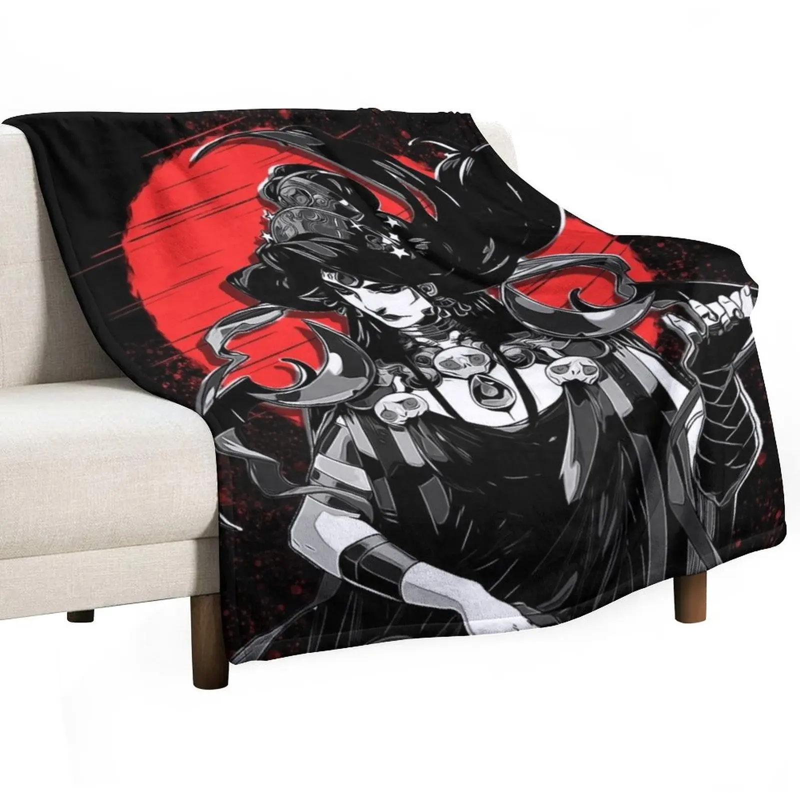 

Nyx - Hades Throw Blanket manga Blankets For Sofas Furry Blankets