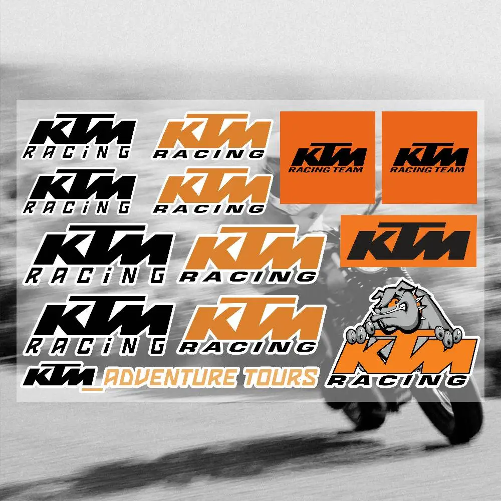 

Performance motorcycle manufacturers KTM Stickers Moto Sticker Auto Body Bumper Windows Motorcycle Laptop Walls Vinyl Decal