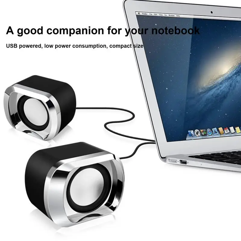Computer Speakers For Desktop Portable Multimedia Speaker Computer Speaker Clear Sound Quality Multimedia Versatility Desktop