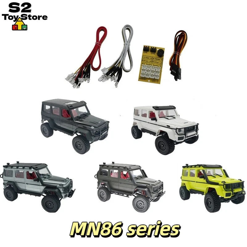 Mn Rc Led Light Kit For Mn86 1 12 Full Proportion 4wd Crawler Car Diy Upgrade Modified Parts With Steering Buzzer Function