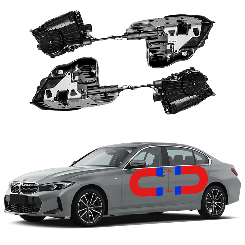 For BMW 3 series i F30 mechanical lock modification to electric suction door automatic lock Car parts soft closing tools