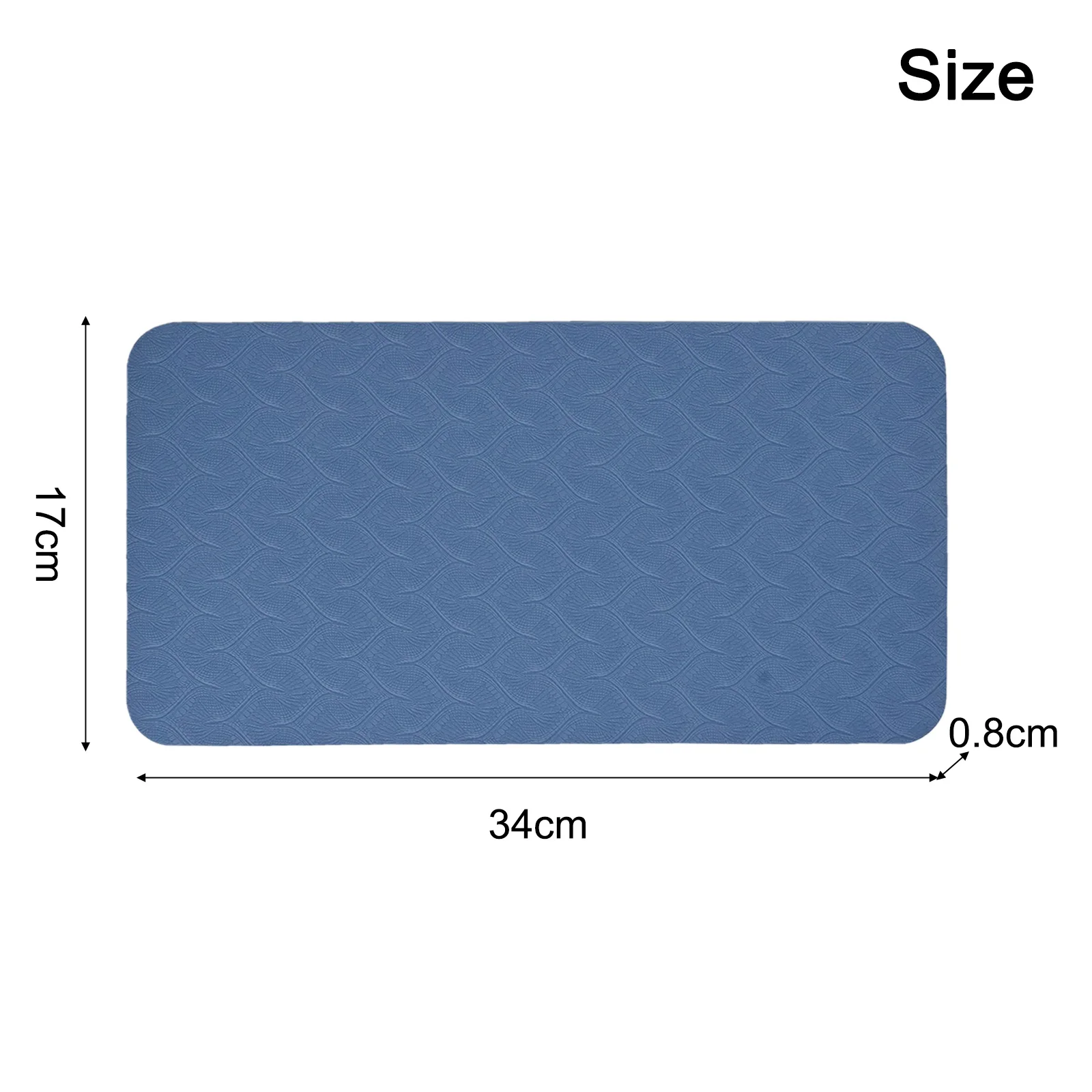 34*17*0.8 Cm Fitness Mat Cushion for Easy Clean Yoga Mat Pad Fitness Equipment Yoga Knee Pad Lightweight And Portable
