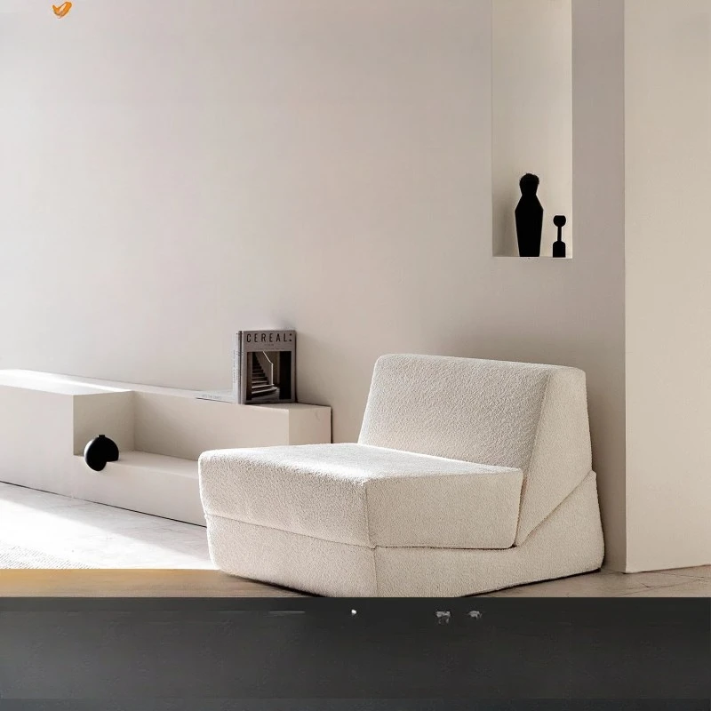 

Single sofa small apartment living room study leisure can lie down can sleep vacuum