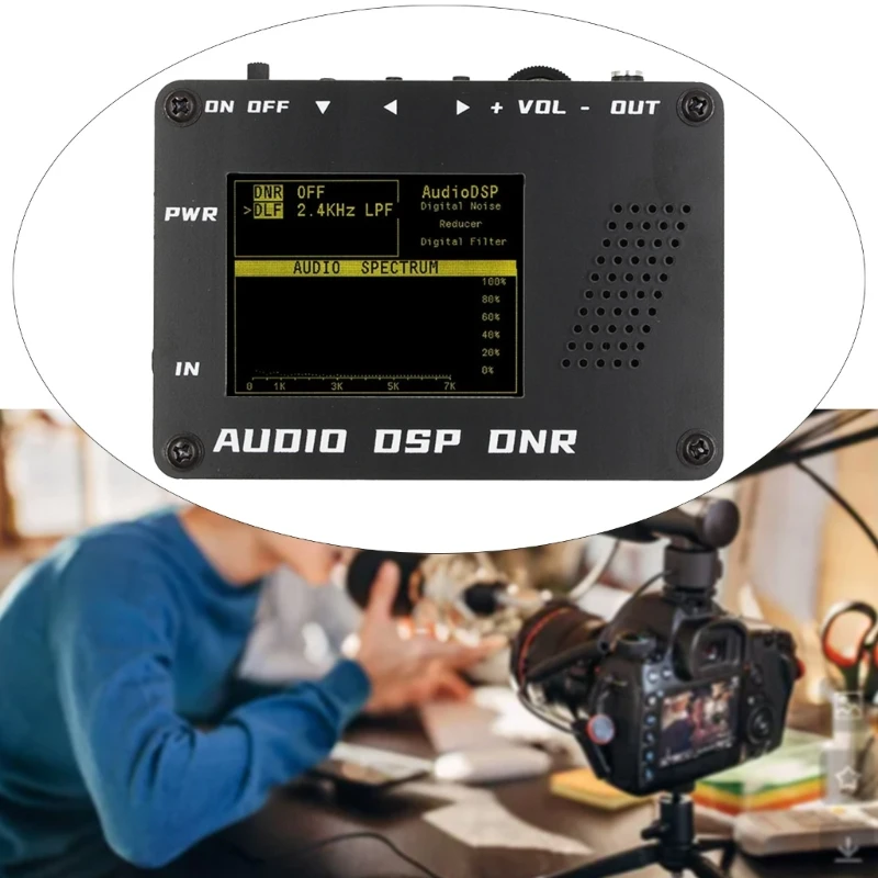 Imagem -05 - Áudio Dsp Noise Reducer Filtro Digital Dnr Ssb cw Radioamador Yaesu Ico m Ft817 857 897 Kx3 Ft918 Alto-falante Lcd Adulto