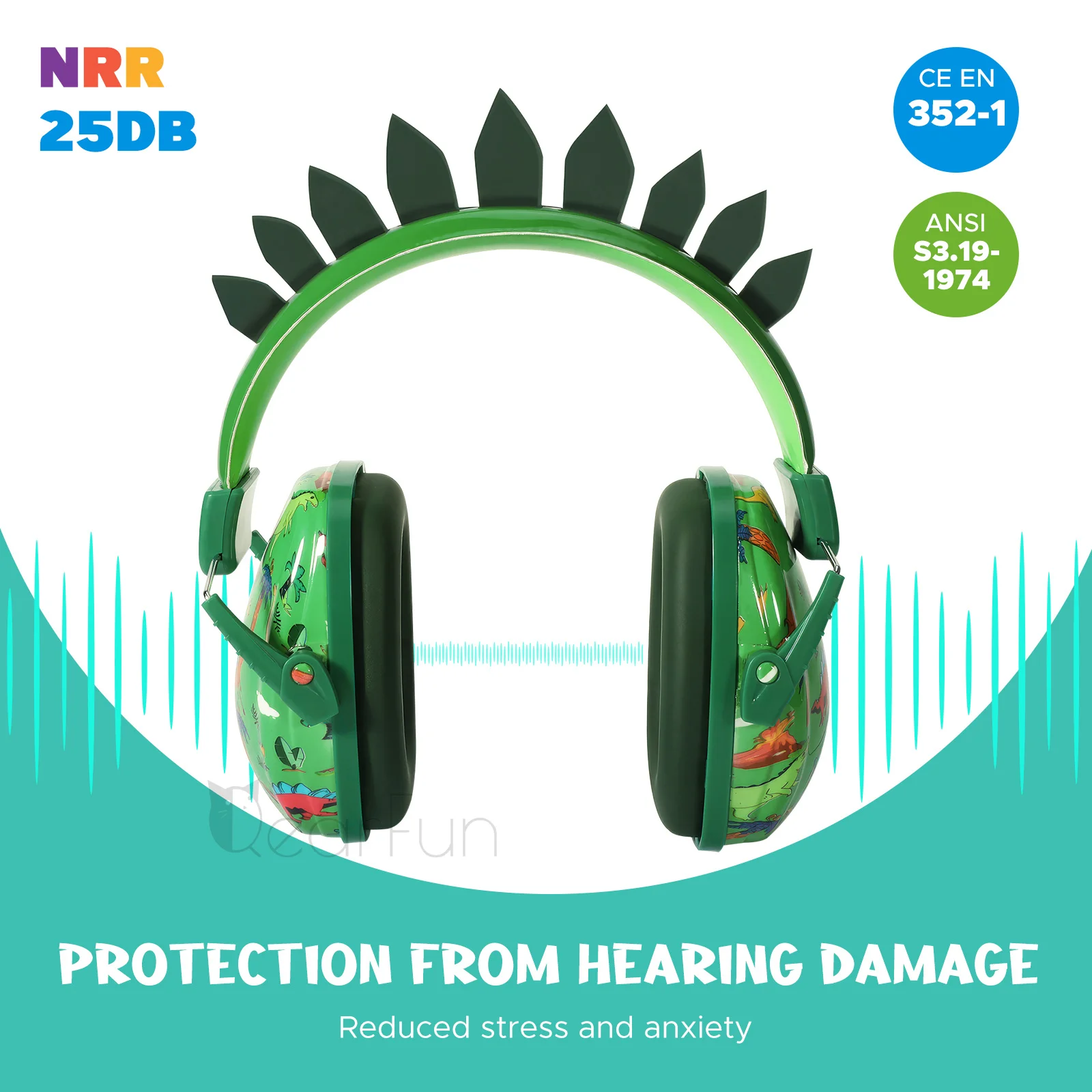 Cute Kids Ear Protection Baby Noise Earmuffs Noise Reduction Ear Defenders Autism Children Sound Sensitivity Noise Damper Gifts