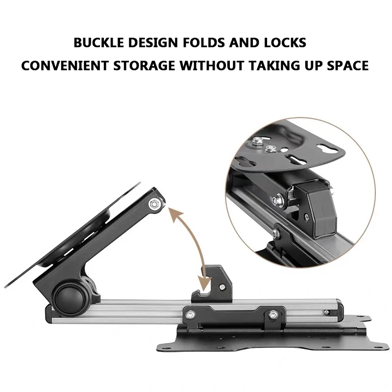 RV TV Wall Mount Bracket Below 40 Inch Folding Ceiling Caravan Kitchen Dining Car Accessories TV Bracket