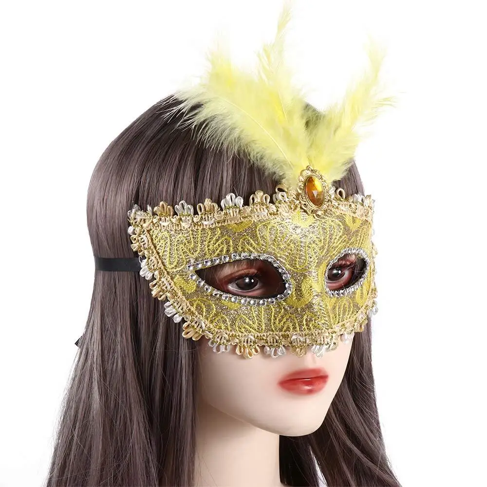 Mask Carnival Costume Props Photo Prop For Women Men Halloween  Masks Prom Party Supplies Party Cosplay Props Half Face Mask