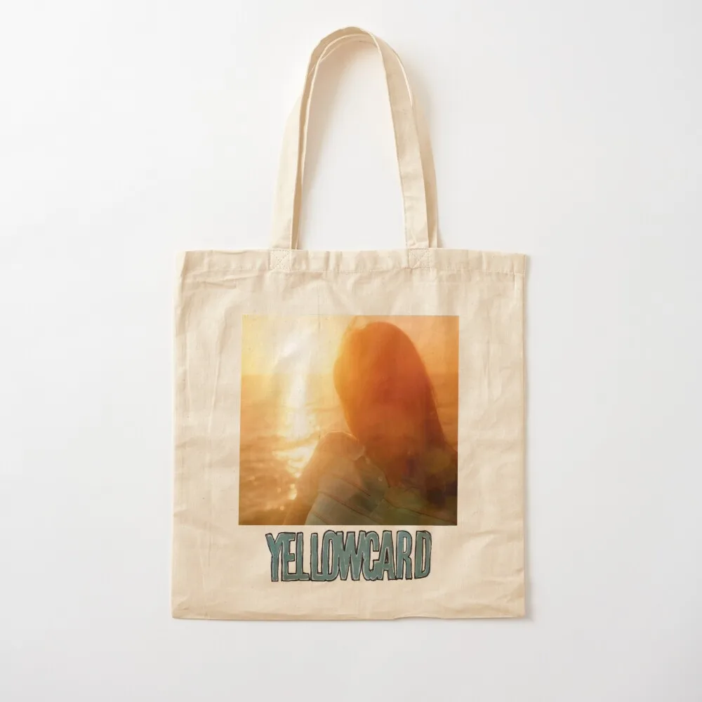 Men_s Yellowcard Ocean Avenue 34 Sleeve Raglan Baseball Tote Bag canvas bags Lady bag Women's tote bag Canvas Tote