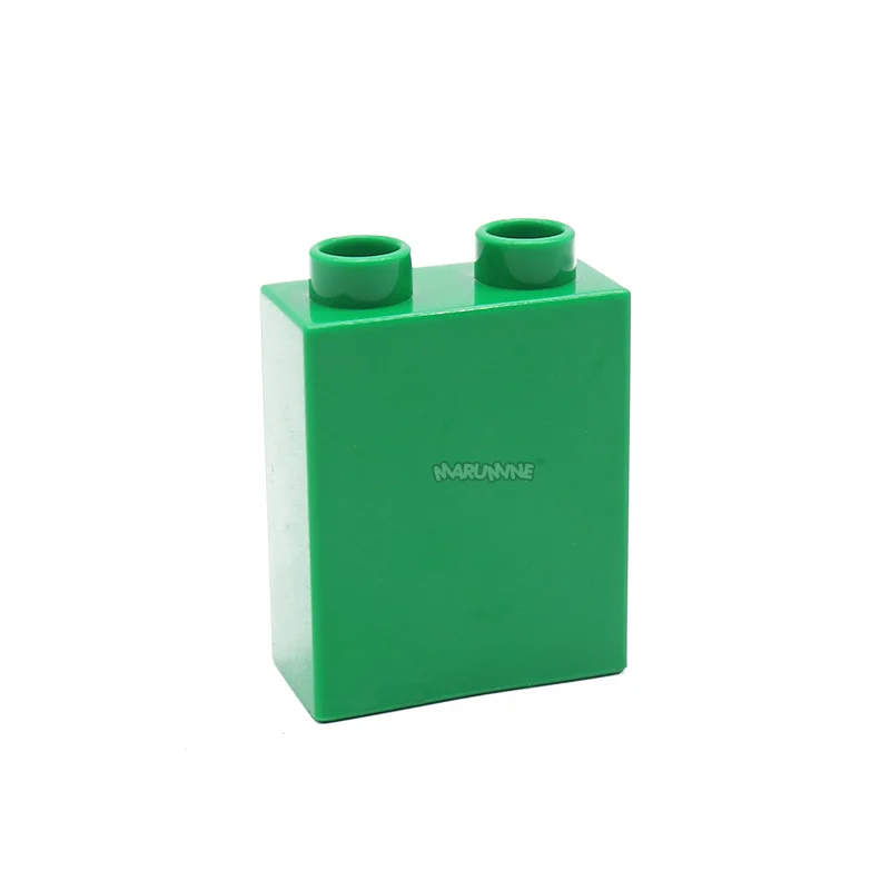 MARUMINE クラシックベース大型サイズ隆起 2 穴ビルディングブロックレンガモデルパーツ 10 個 MOC アクセサリークリエイティブ建設