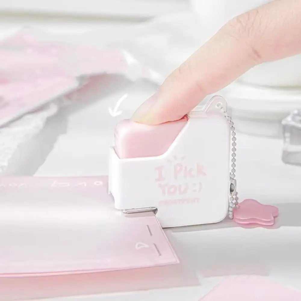 Effortless Mini Color Stapler Set Easy-Use Square Labor-Saving Stapler Set Paper Stapling Multifunction Bookbinding Machine