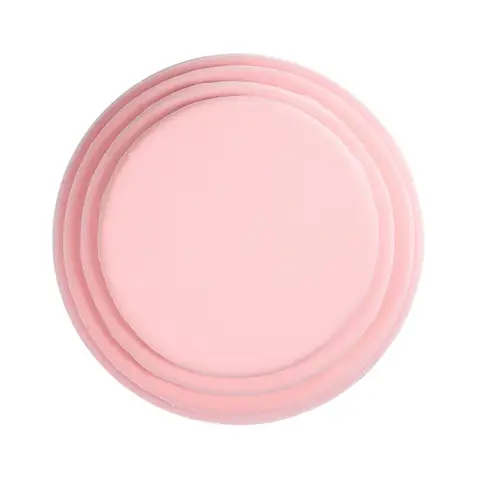 Grey, Pink Round Memory Foam Chair Cushion 30*30*3cm/35*35*3.5cm Solid Color Ergonomic Butt Mat