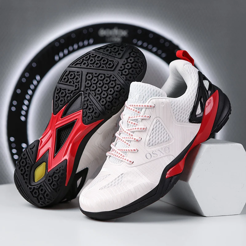 

Mesh genuine carbon board badminton shoes, wear-resistant, anti slip, cushioning, breathable training competition, men's tennis