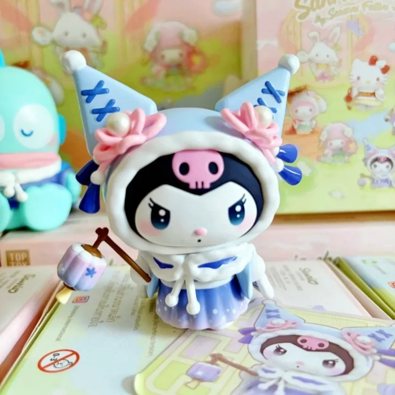 

Sanrio Four Seasons Chinese Clothing Series Blind Box Trendy Desktop Ornament Collectible Toy Gift Mystery Blind Box