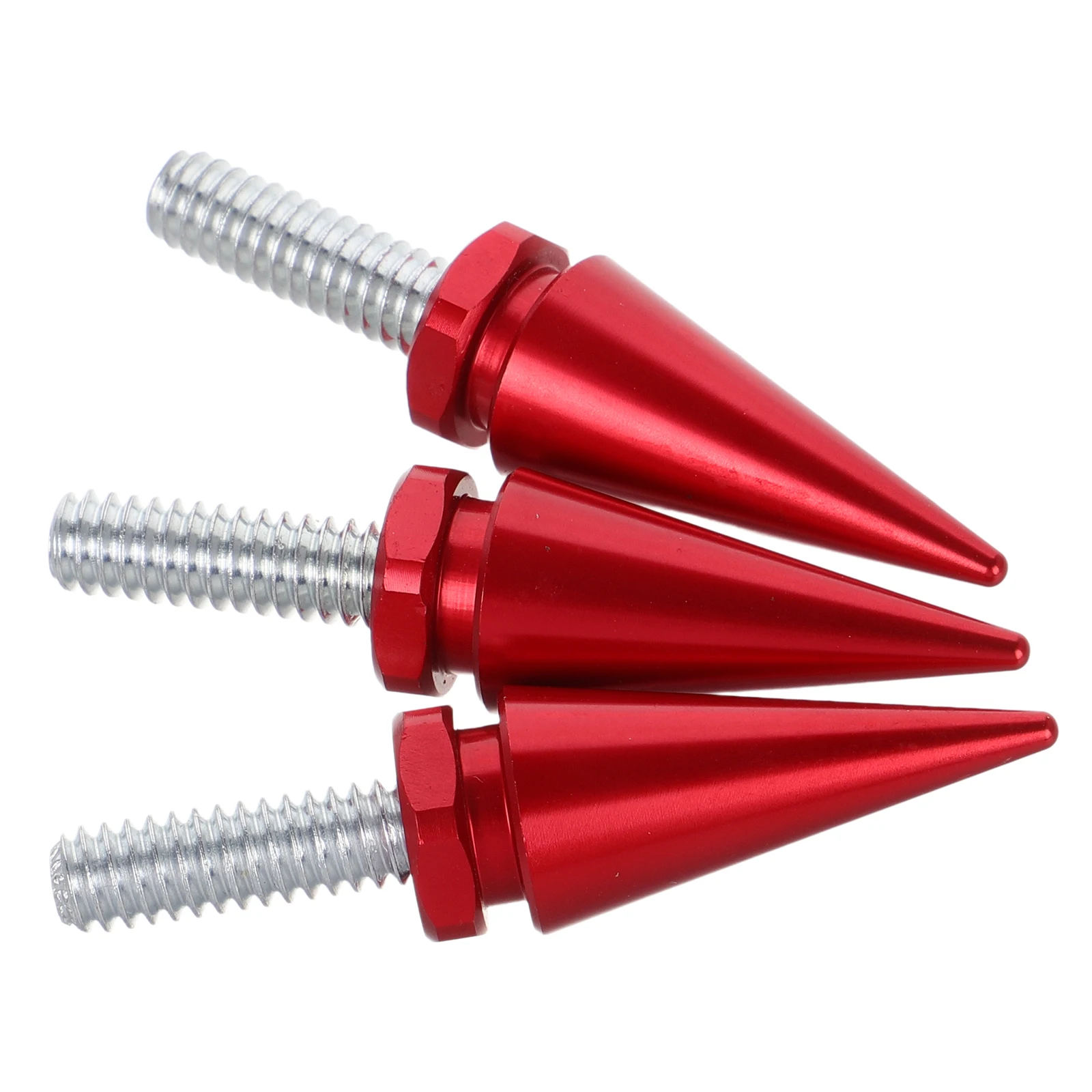 

3Pcs Windshield Screws Motorcycle Bolts Red Color Easy Installation Compatible Various Models Durability Reliable LongTerm Use